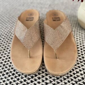 Fitflop Twiss Crystal Sandals Beige‎ Gold